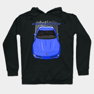 Corvette C5-blue Hoodie